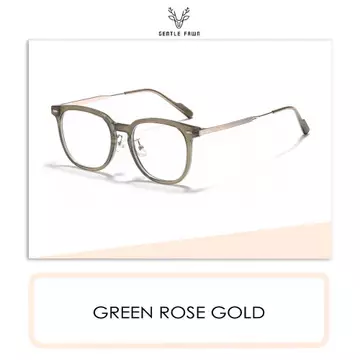 Gentle Fawn Kacamata Antiradiasi Blueray Fashion Kotak Tr90 Bisa Minus Fashion Pria Dan Wanita