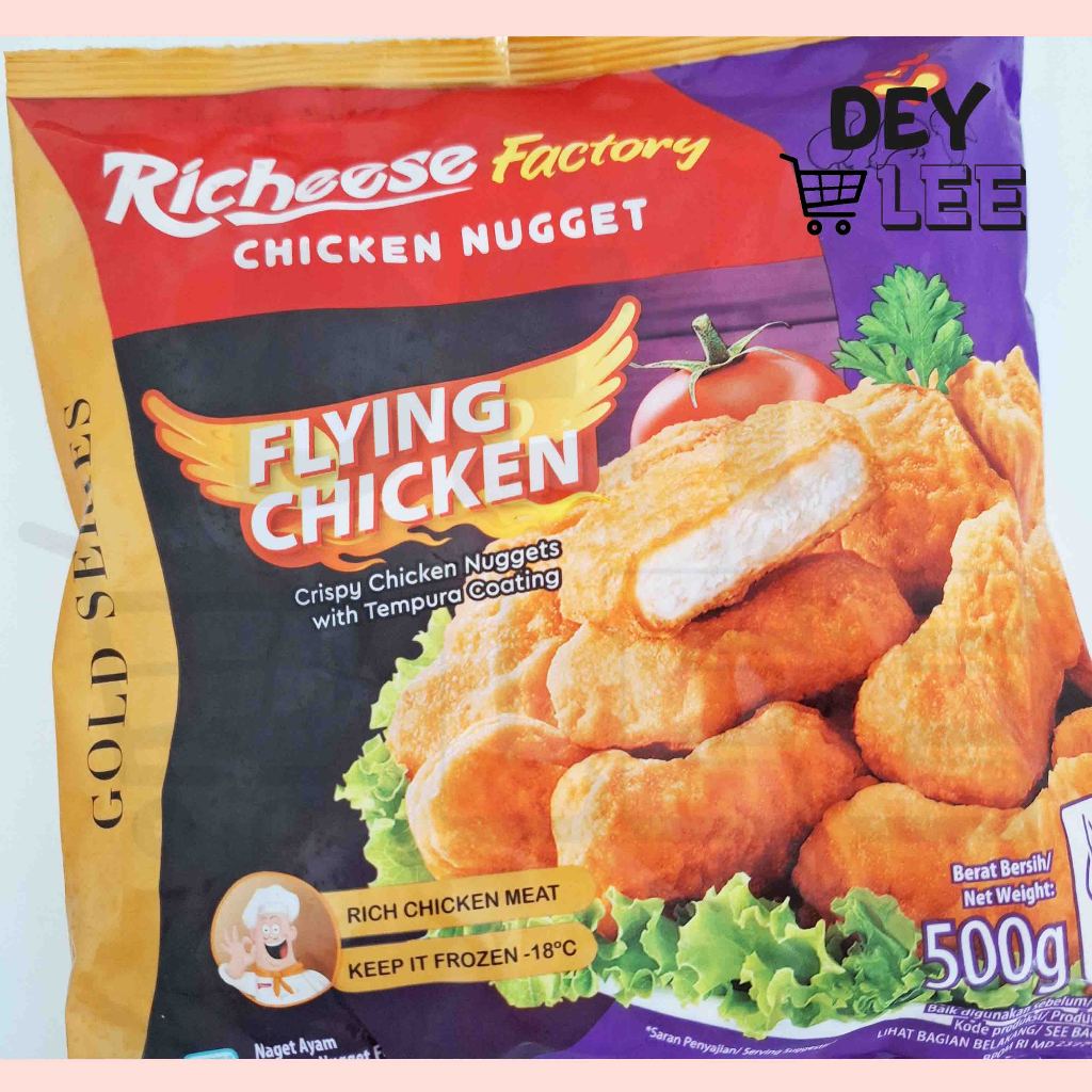 Jual RICHEESE FACTORY Chicken Nugget FLYING CHICKEN Tempura Coating ...