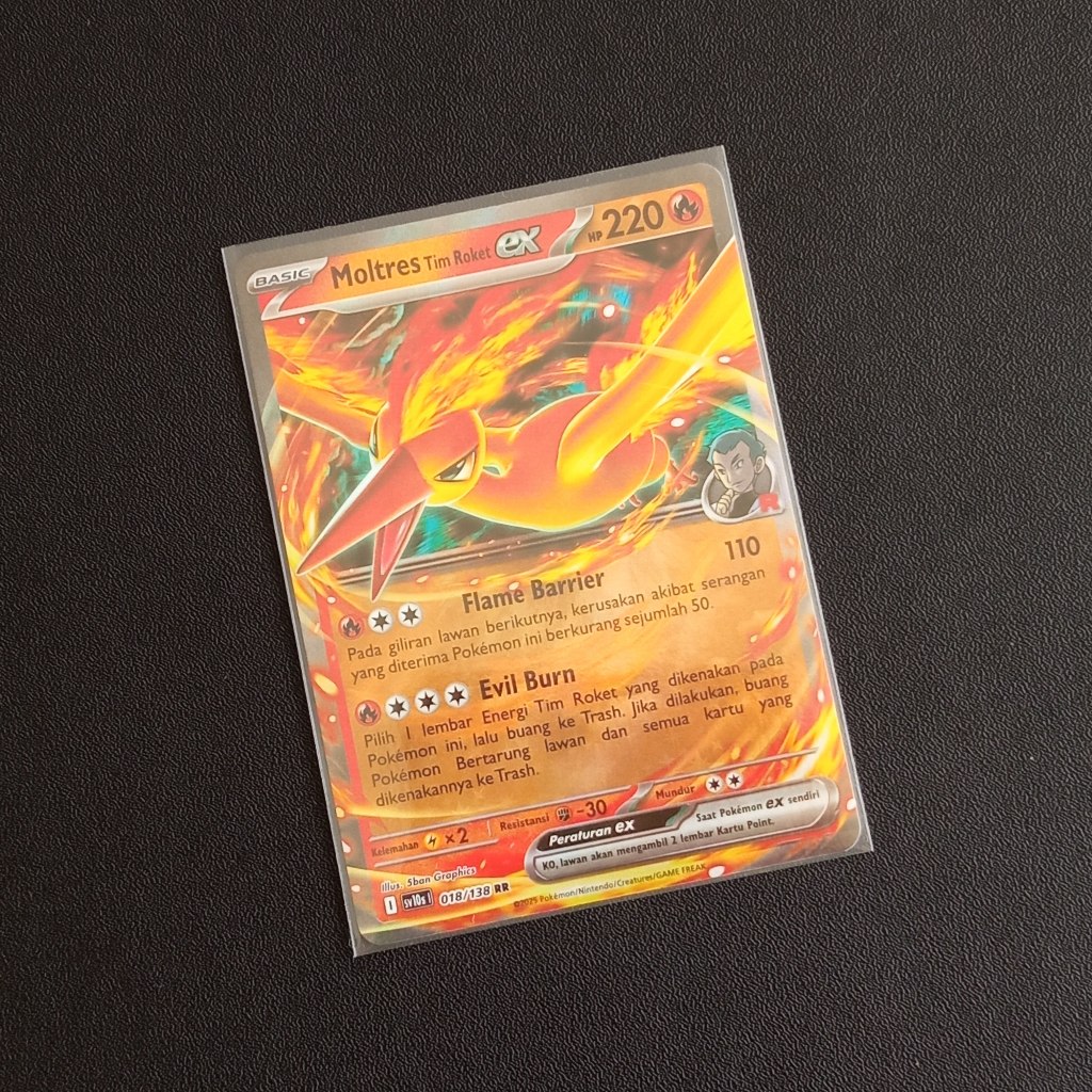 Jual Moltres Tim Roket EX RR sv10s Kehadiran Juara Pokemon TCG ...