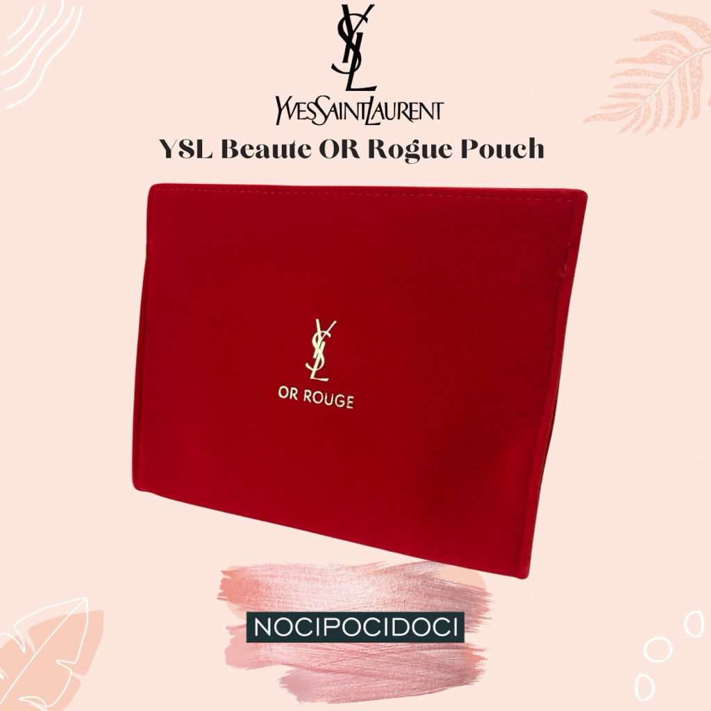 Jual Y’S’L Beaute Or Rouge Pouch ( 19 X 15 ) | Shopee Indonesia
