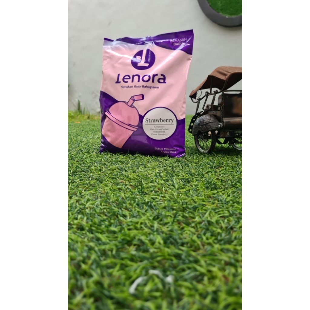 Jual Lenora Powder Strawberry Bubuk Minuman1kg | Shopee Indonesia