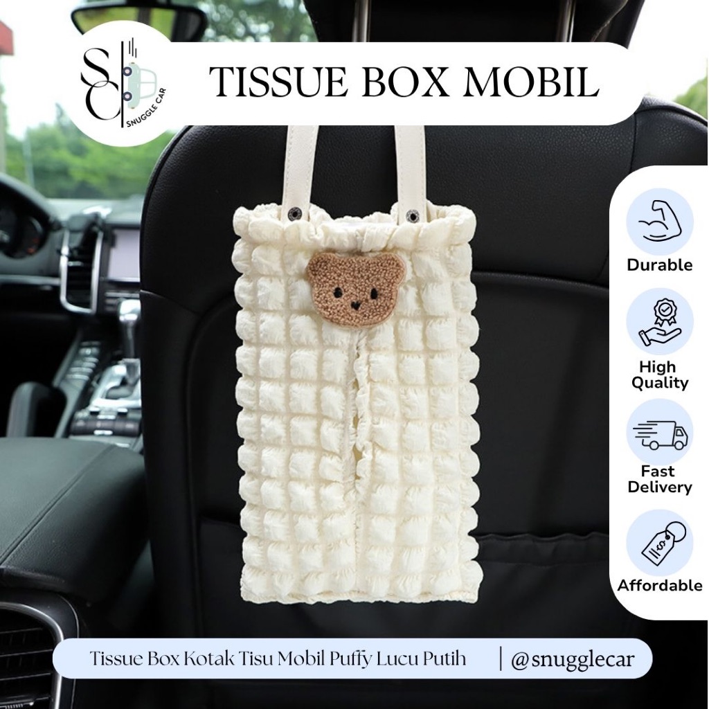Jual Tissue Box Kotak Tisu Mobil Gantung Puffy Tissue Box | Shopee ...