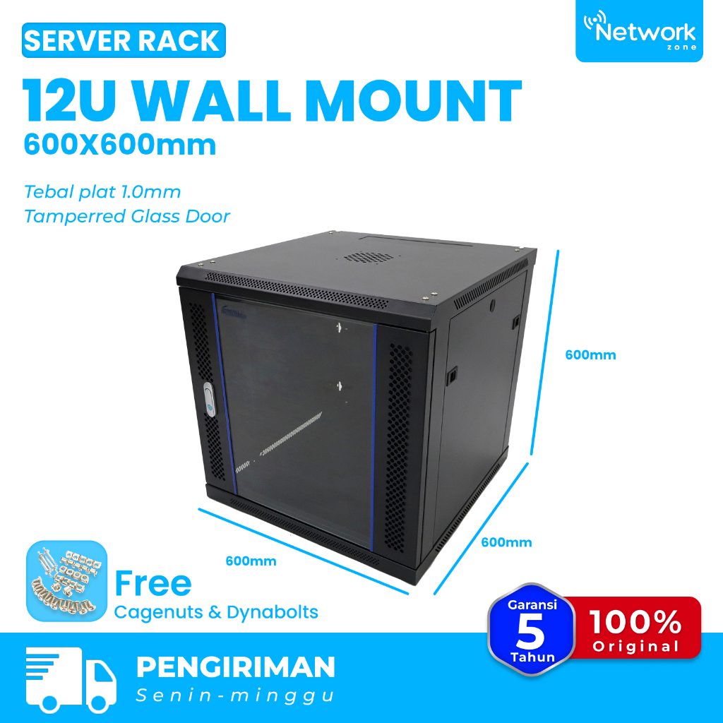 Jual Rack Server 12U Wall Mount 600x600mm | Shopee Indonesia