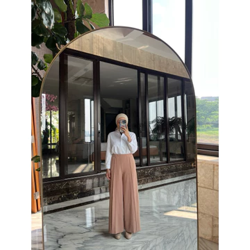 Vina Kulot C1554 SONIA Celana Kulot Lis Scuba Premium Celana Kulot Panjang Skuba Wanita Kerja