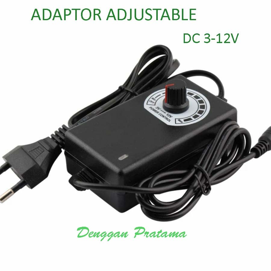 Jual Power Supply PSU Adaptor Adjustable 3-12v DC & 3-24v DC Universal ...
