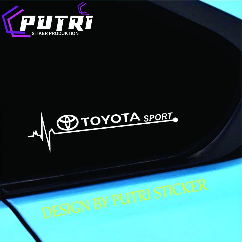 Jual promo sticker toyota sport stiker kaca samping mobil toyota avanza ...