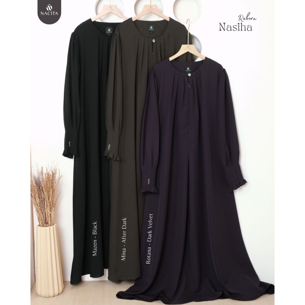 Jual Nasiha Reborn by Nacita Gamis Abaya Syari Gamis Abaya Set Khimar ...
