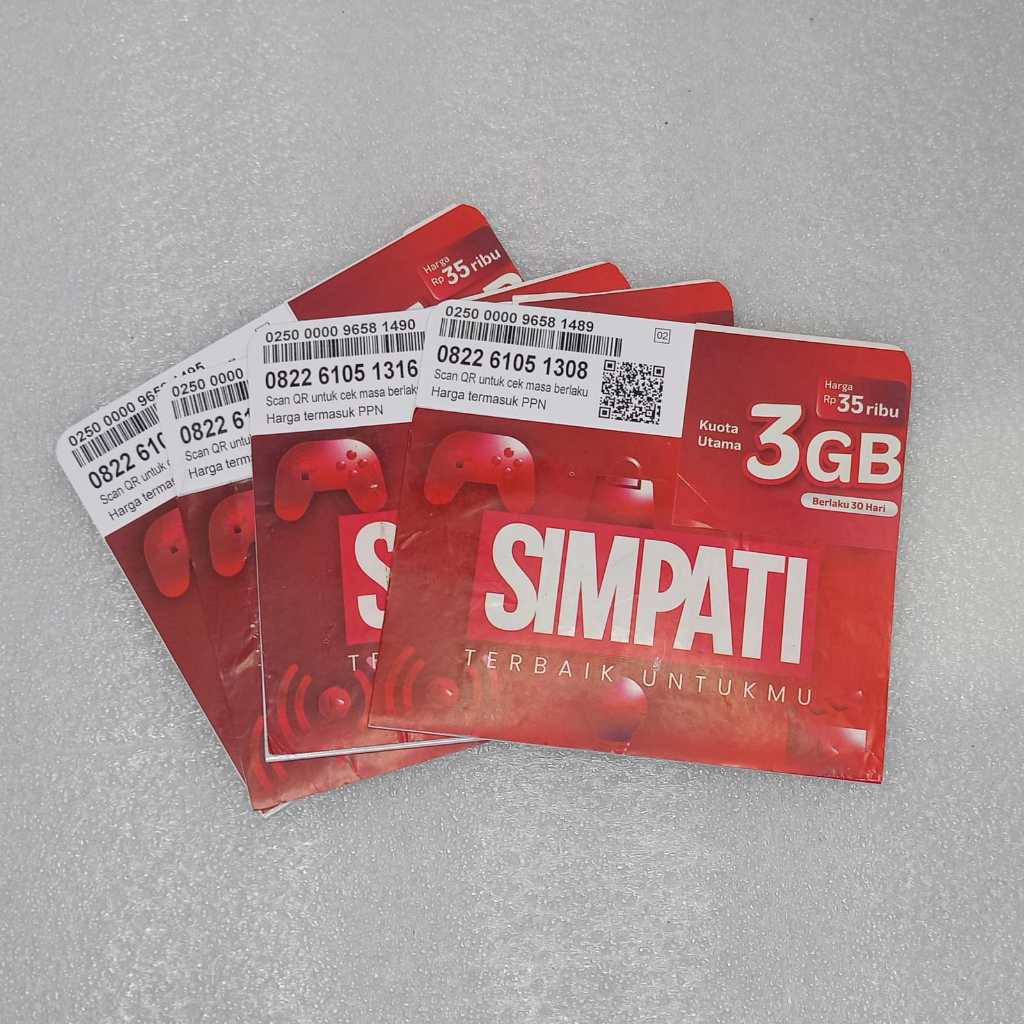 Jual Kartu Perdana Telkomsel Kuota Data Internet 3GB | Simpati Tsel ...
