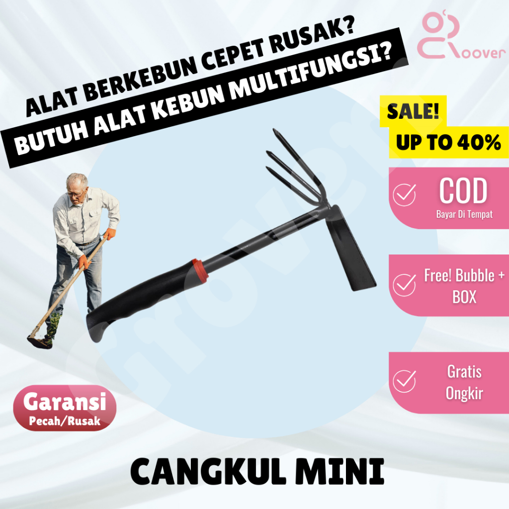 Jual Cangkul Kecil Baja Asli Alat Pacul Tangan Mini Untuk Garukan Tanah ...