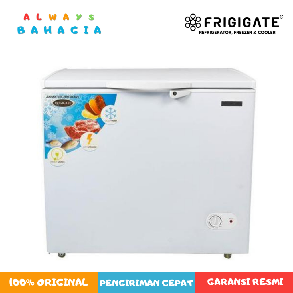 Jual FRIGIGATE F-300LV Chest Freezer Kapasitas 300 Liter | Shopee Indonesia