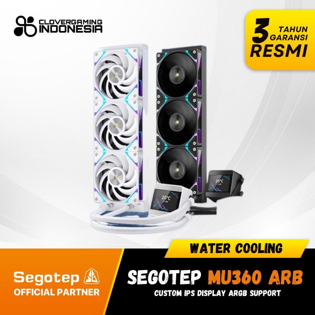 Jual Segotep MU360 MU-360 ARGB AIO Water Cooler Fan Cooling 360mm Intel ...