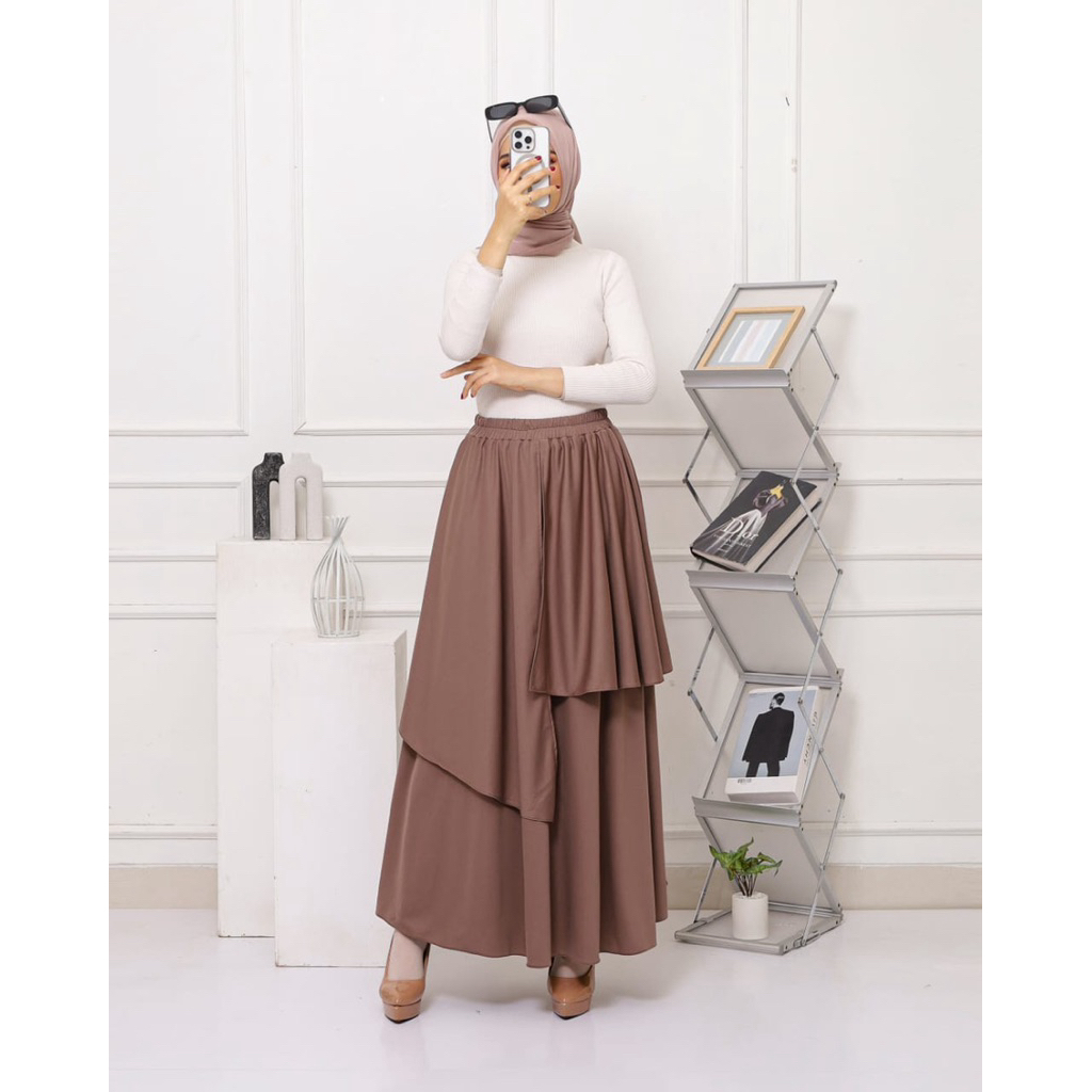 Jual ROK LAYER TERBARU MODELLANO MAYUNG PREMIUM / BASIC SKIRT / BELLE ...