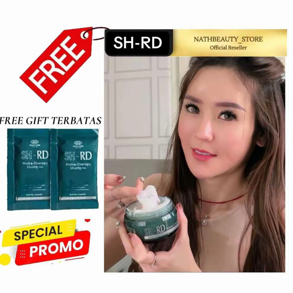 Jual SHRD | SH-RD PROTEIN CREAM | Perawatan Rambut Kering | Vitamin ...
