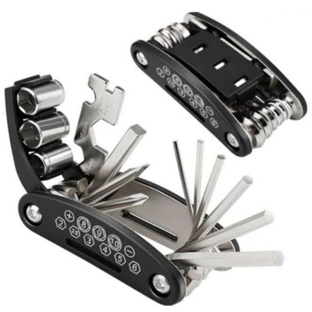 Jual Toolset Kunci Set Sepeda 15 in 1 Kunci Lipat Multifungsi Kunci ...