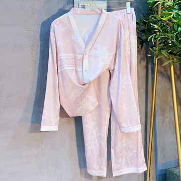 YKL Baju Tidur Wanita Impor Satin Lembut Piyama Setelan Set Cewek Lengan Celana Panjang