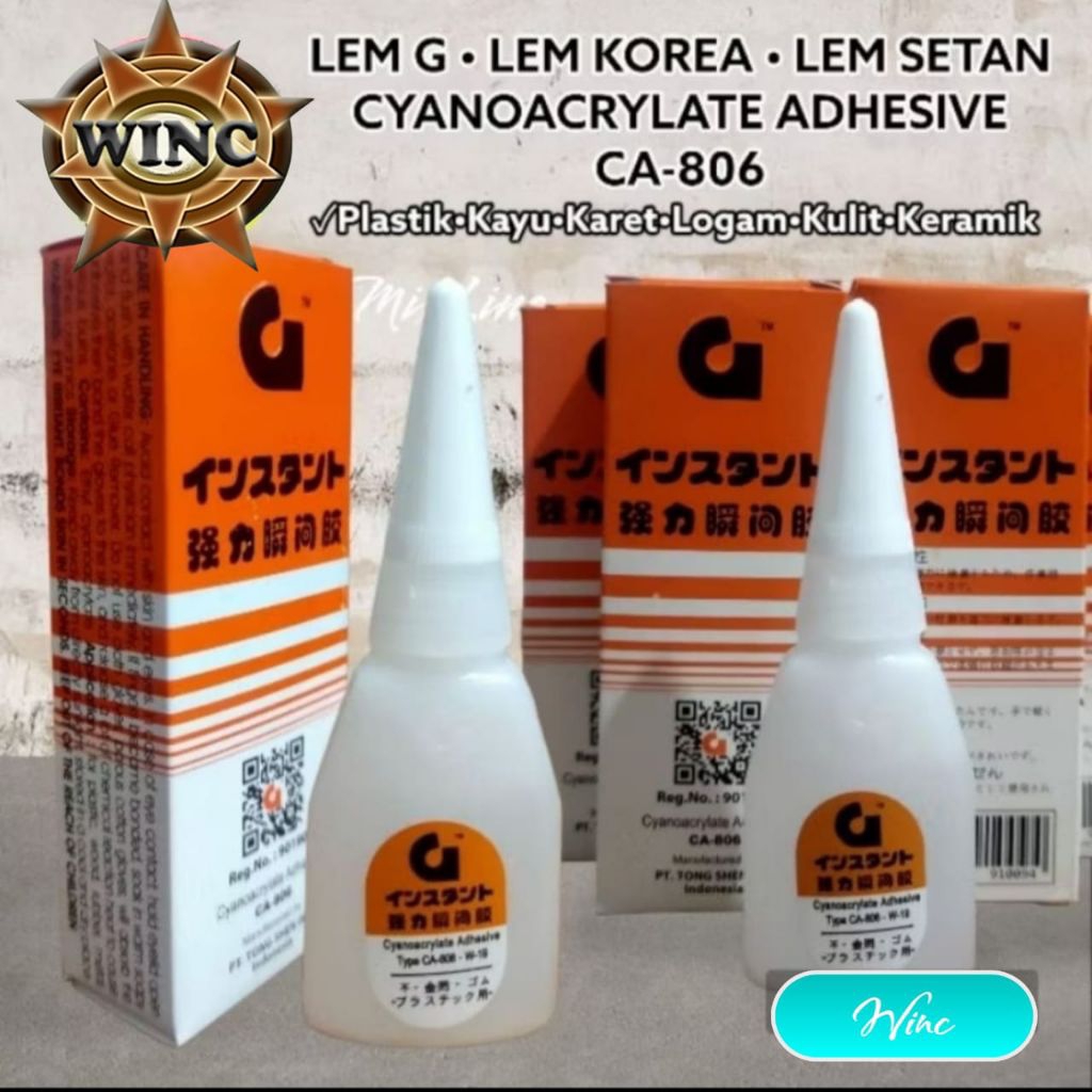 Jual Lem Korea Lem G Lem Setan Barcode Original | Shopee Indonesia