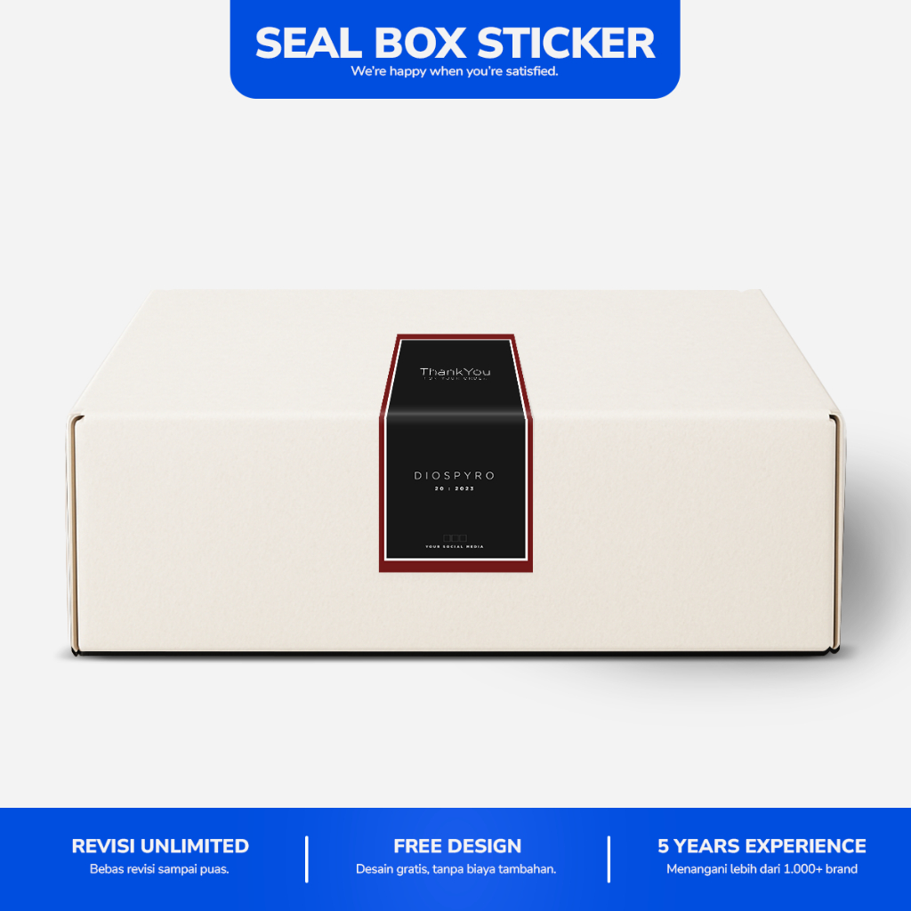 Jual Sticker Seal Box Custom FREE DESIGN | Stiker Segel Box Hampers ...