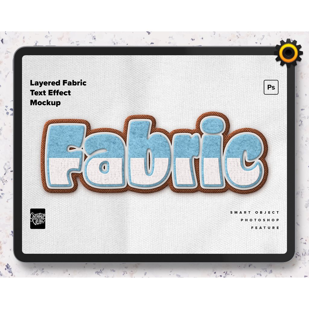 Jual Photoshop Template - Layered Fabric Text Effect | Shopee Indonesia