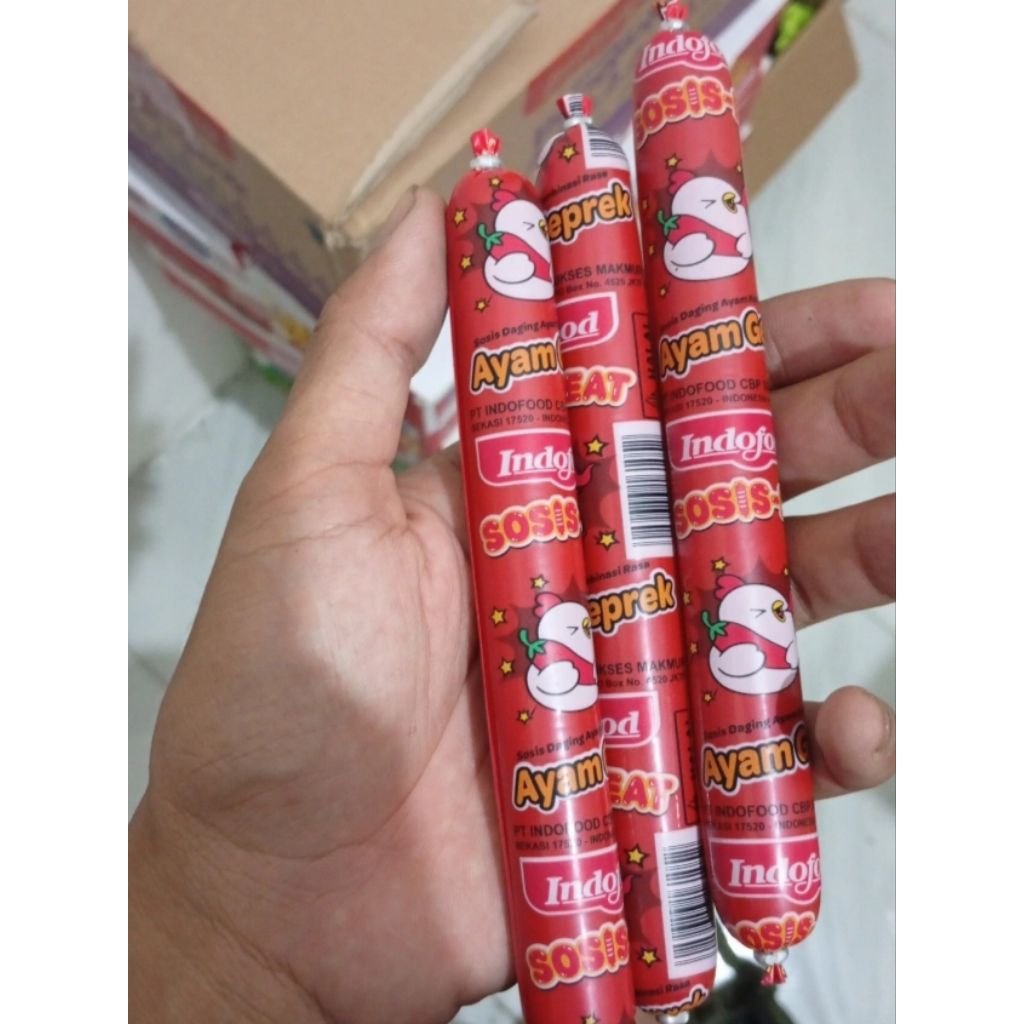 Jual Sosis Indofood Baru Sosis Eat Rasa Geprek Original 40 gr | Shopee ...