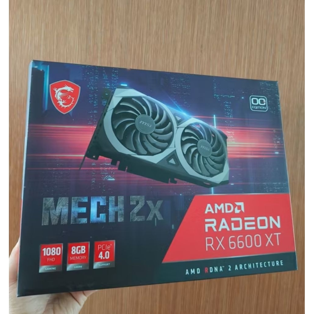 Jual VGA CARD MSI MECH RADEON RX6600XT 2X 0C ORIGINAL SECOND GARANSI ...