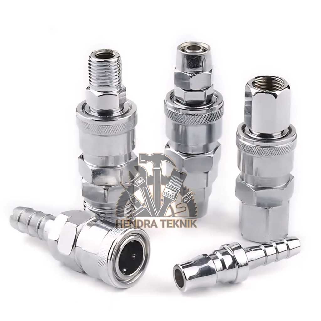 Jual COUPLER FEMALE KOPLER QUICK COUPLING SAMBUNGAN ANGIN KOMPRESOR ...