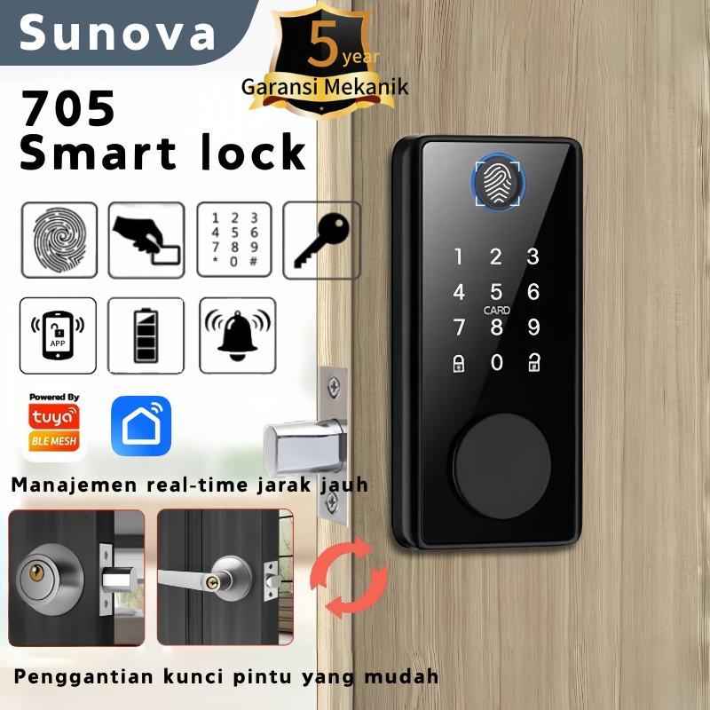 Jual Smart Lock Kunci Pintu Digital Deadbolt Smart Door Lock Smart Home ...