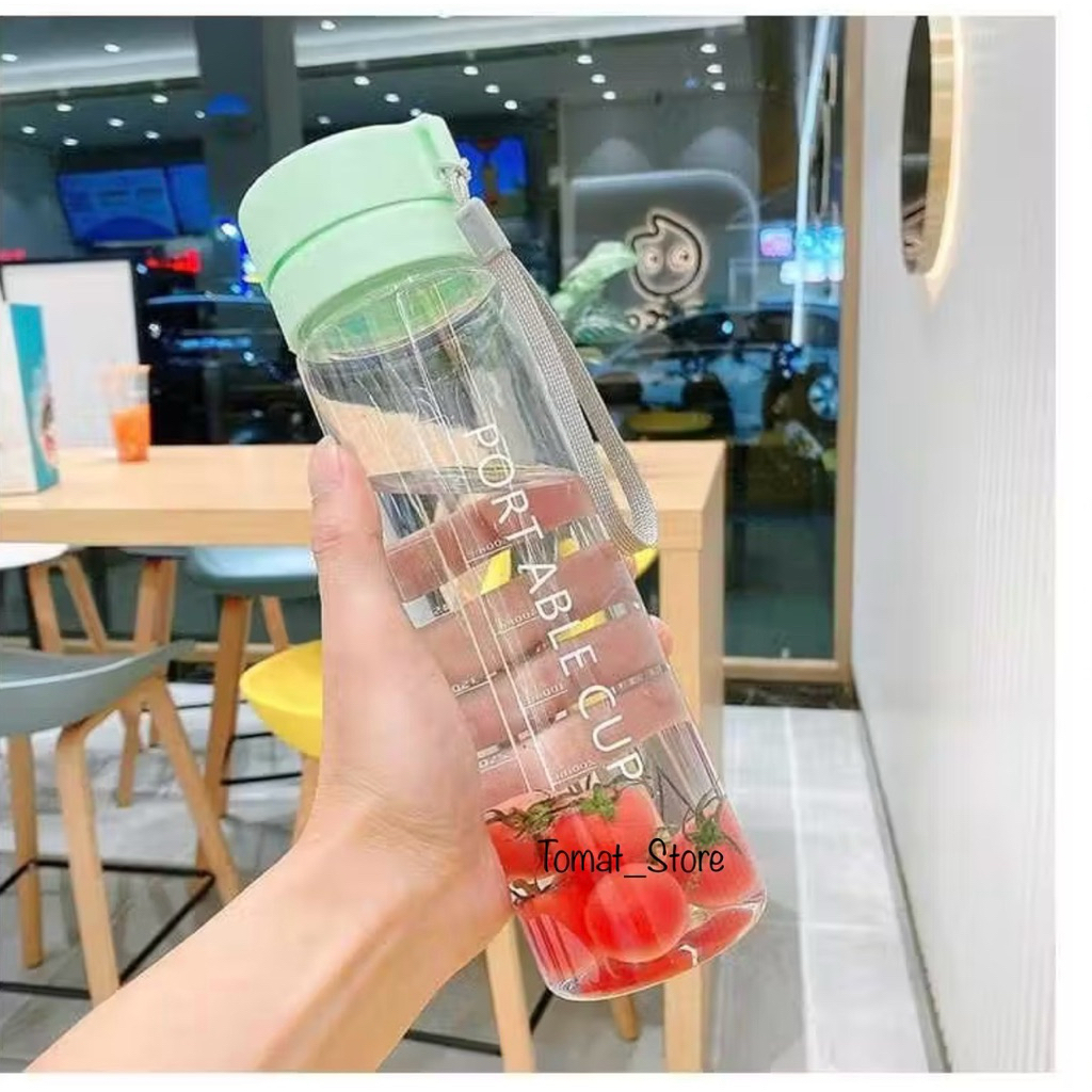 Jual Botol minum plastik PORTABLE JUMBO 800ml food grade BOTOL minum ...