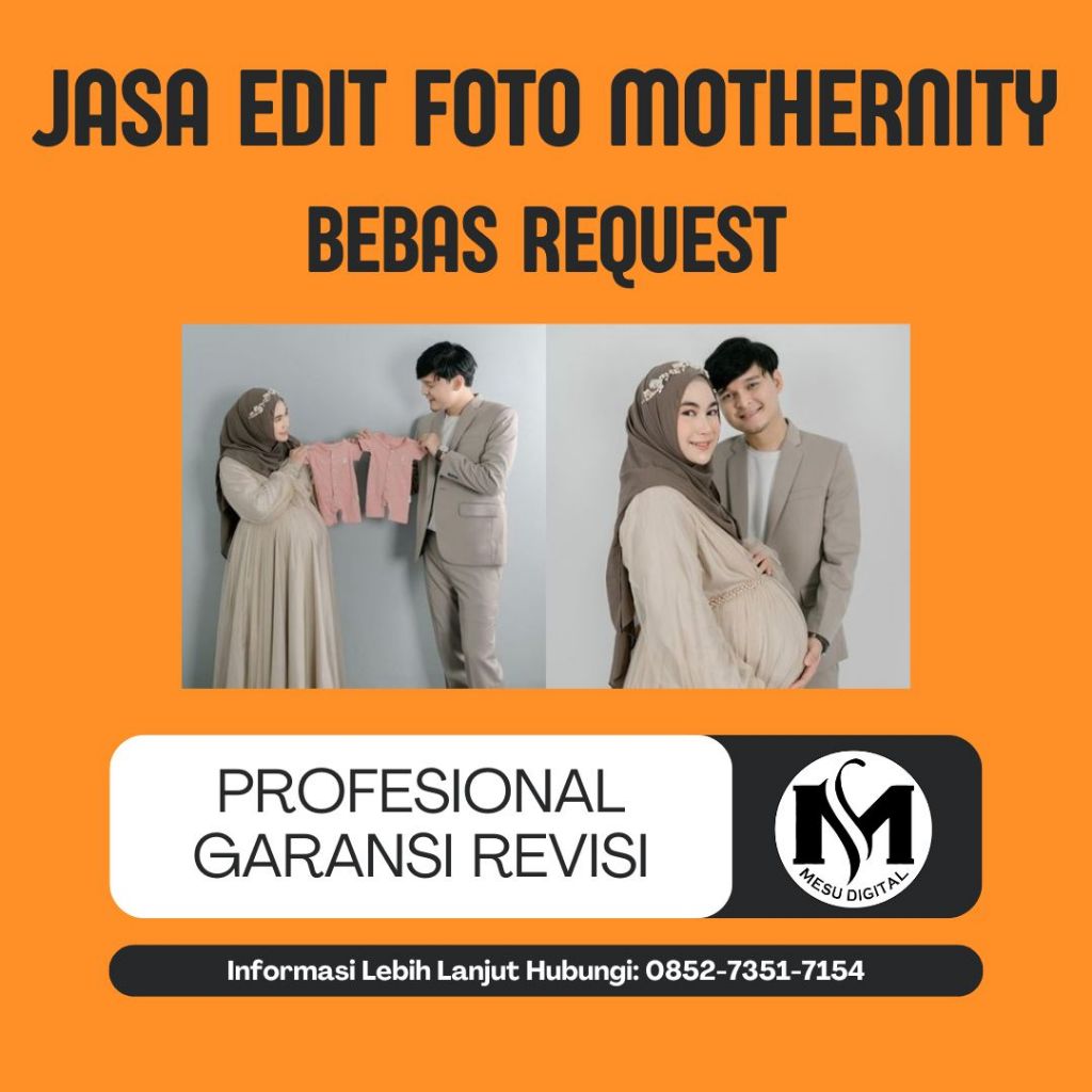 JASA EDIT FOTO BABYBUMP / MOTHERNITY Per Orang