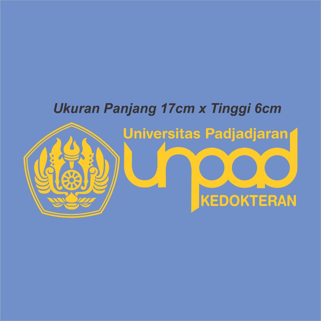 Jual Stiker UNPAD | Sticker Cutting Universitas Padjadjaran UNPAD Motor ...