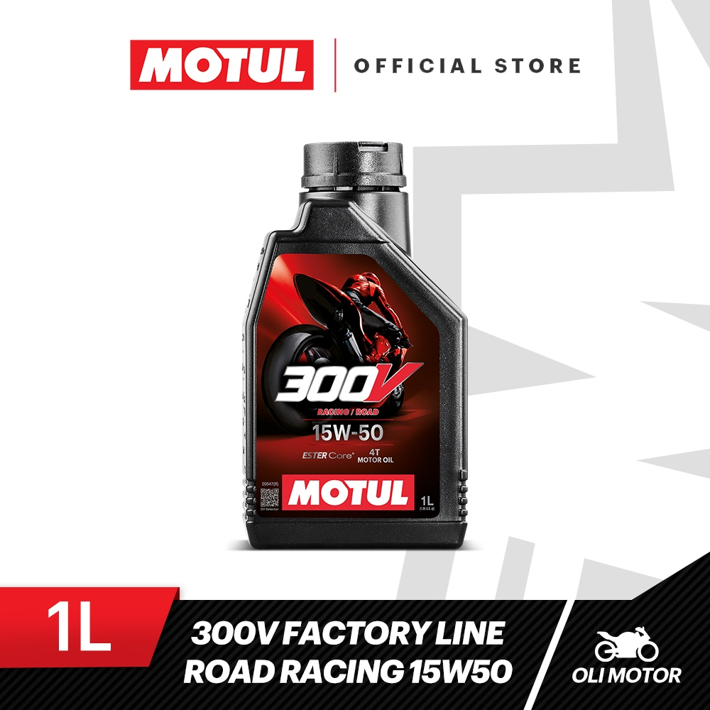 Jual Oli Motor Motul 300V FL ROAD RACING 15W50 1L | Shopee Indonesia