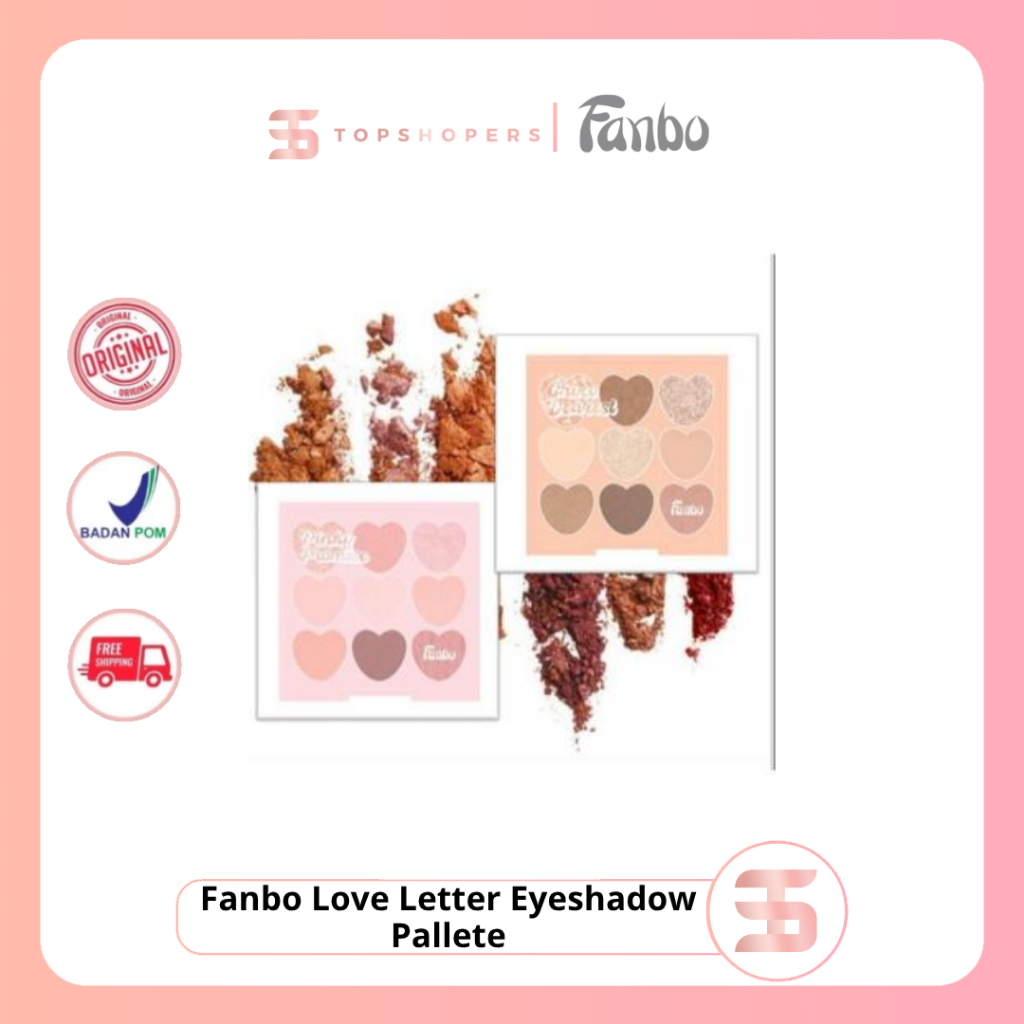 Jual Fanbo Love Letter Eyeshadow Pallete | Shopee Indonesia