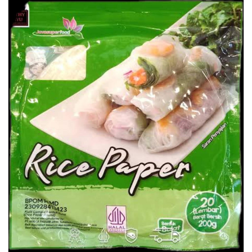 Jual Rice Paper Java Superfood - Isi 20lembar | Shopee Indonesia