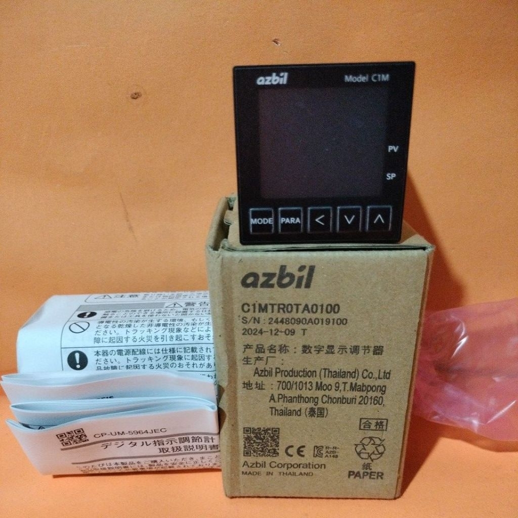 Jual AZBIL SDC15 C15TR0TA0100 TEMPERATURE CONTROLLER AC 100-240V 8VA ...