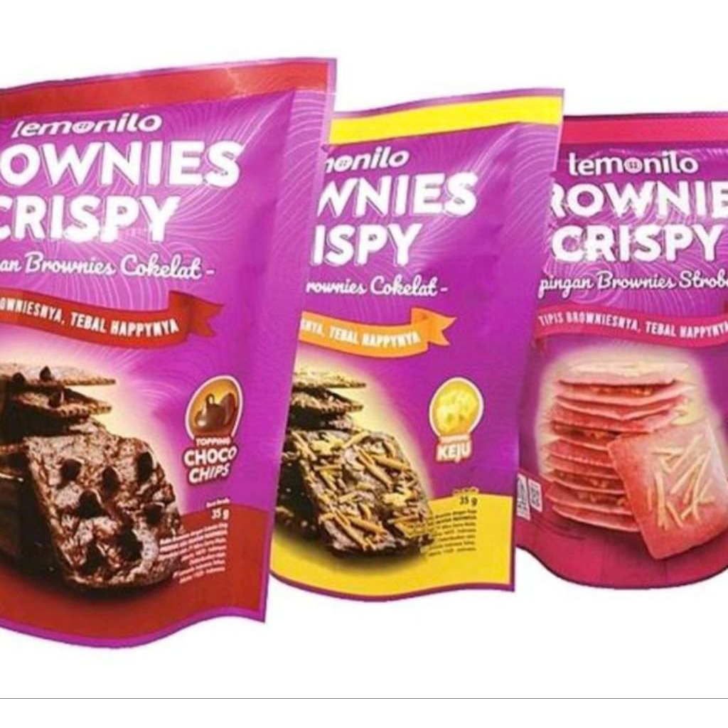 Jual Lemonilo Brownies Chocochip Crispy 35gr Gluten Free | Shopee Indonesia