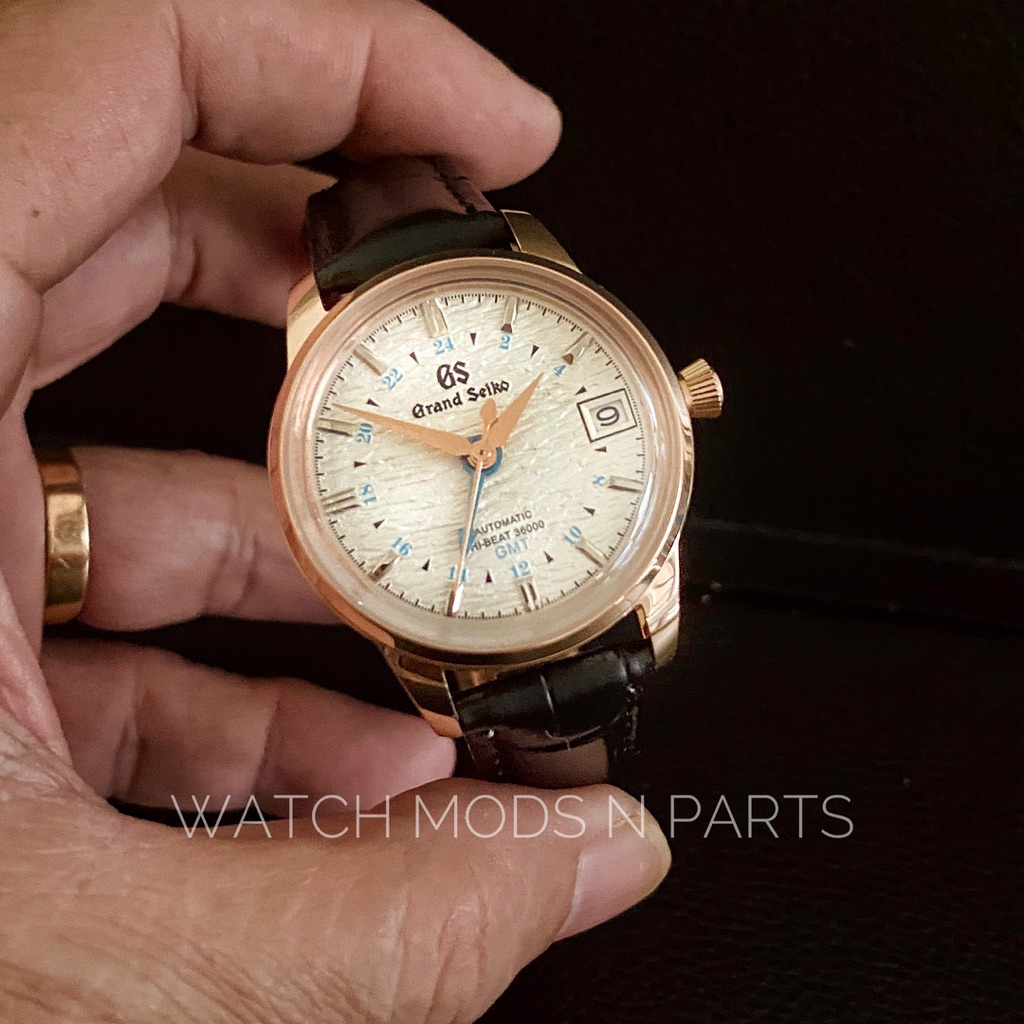 Jual Grand Seiko Ladies Watch GS Mod 33mm GMT white ripple dial for ...