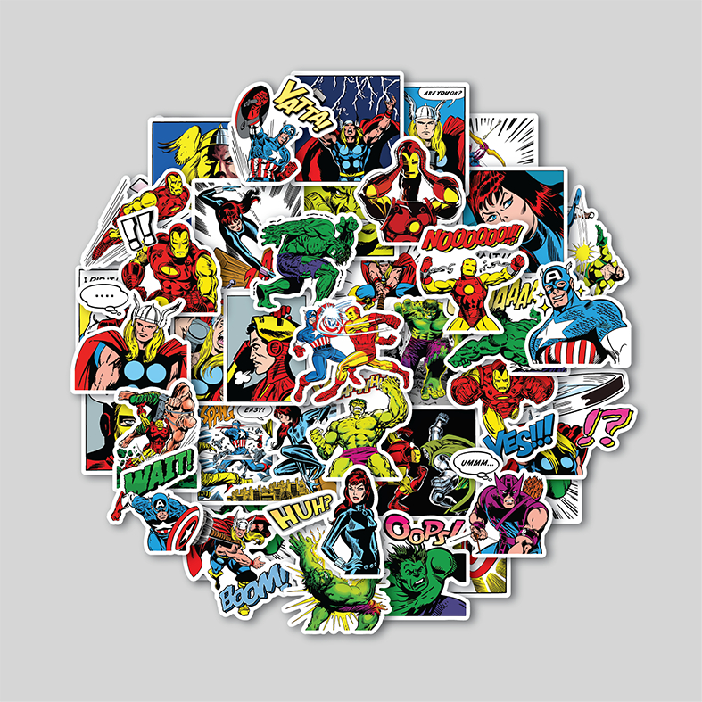 Jual STICKER PACK MARVEL COMIC VERSION | STICKER TUMBLR | STIKER LAPTOP ...