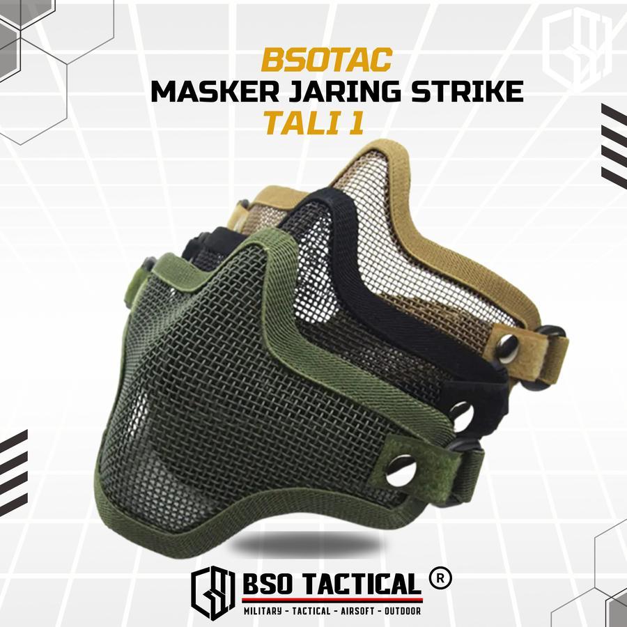 Jual Masker Jaring Strike Style Metal Wire Half Mask Face Protection ...