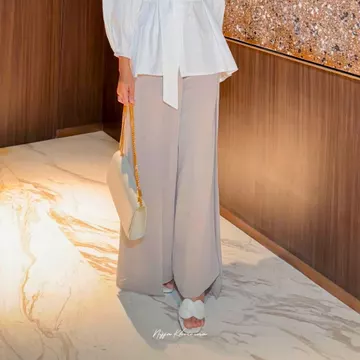 Bynissa BELLA KULOT Bawahan Celana Kulot Highwaist Cerruty Fashion Muslim
