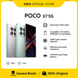 POCO X7 5G | Dimensity 7300-Ultra | CrystalRes 1.5K 120Hz AMOLED curved display | 50MP main camera with OIS [Official Store]