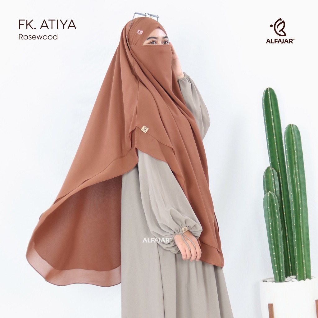 Jual Alfajar - Frenchkhimar Ceruty Atiya Dua Layer Free Cadar Tali ...