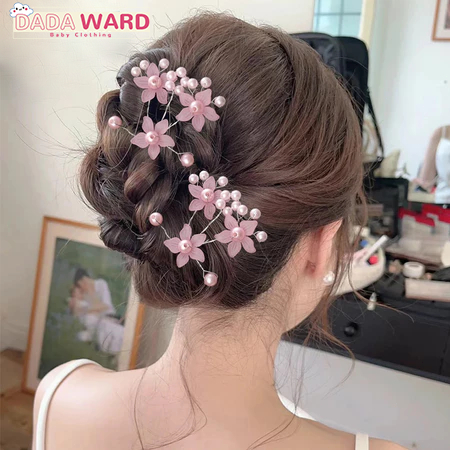 Jual Sanggul Rambut Garpu Manik-Manik Bunga Anak-Anak Aksesoris Rambut ...