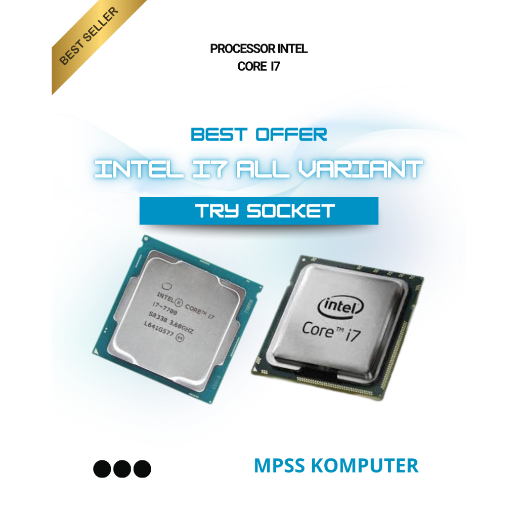 Jual INTEL CORE I7 PROCESSOR ALL GEN TRY SOCKET | Shopee Indonesia