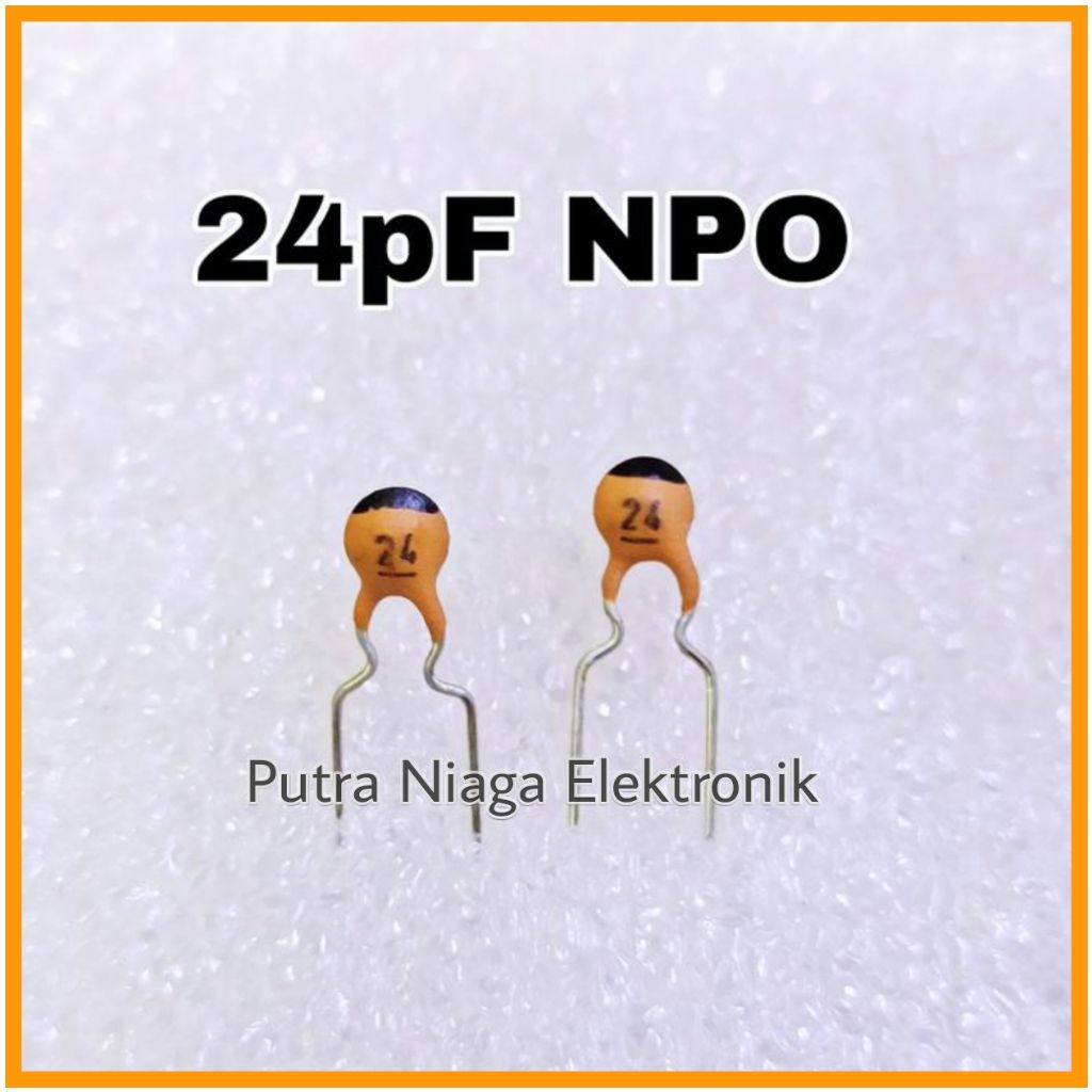 Jual Kapasitor 24pF Keramik NPO 24 pF Ceramic Capacitor NP0 Kualitas ...