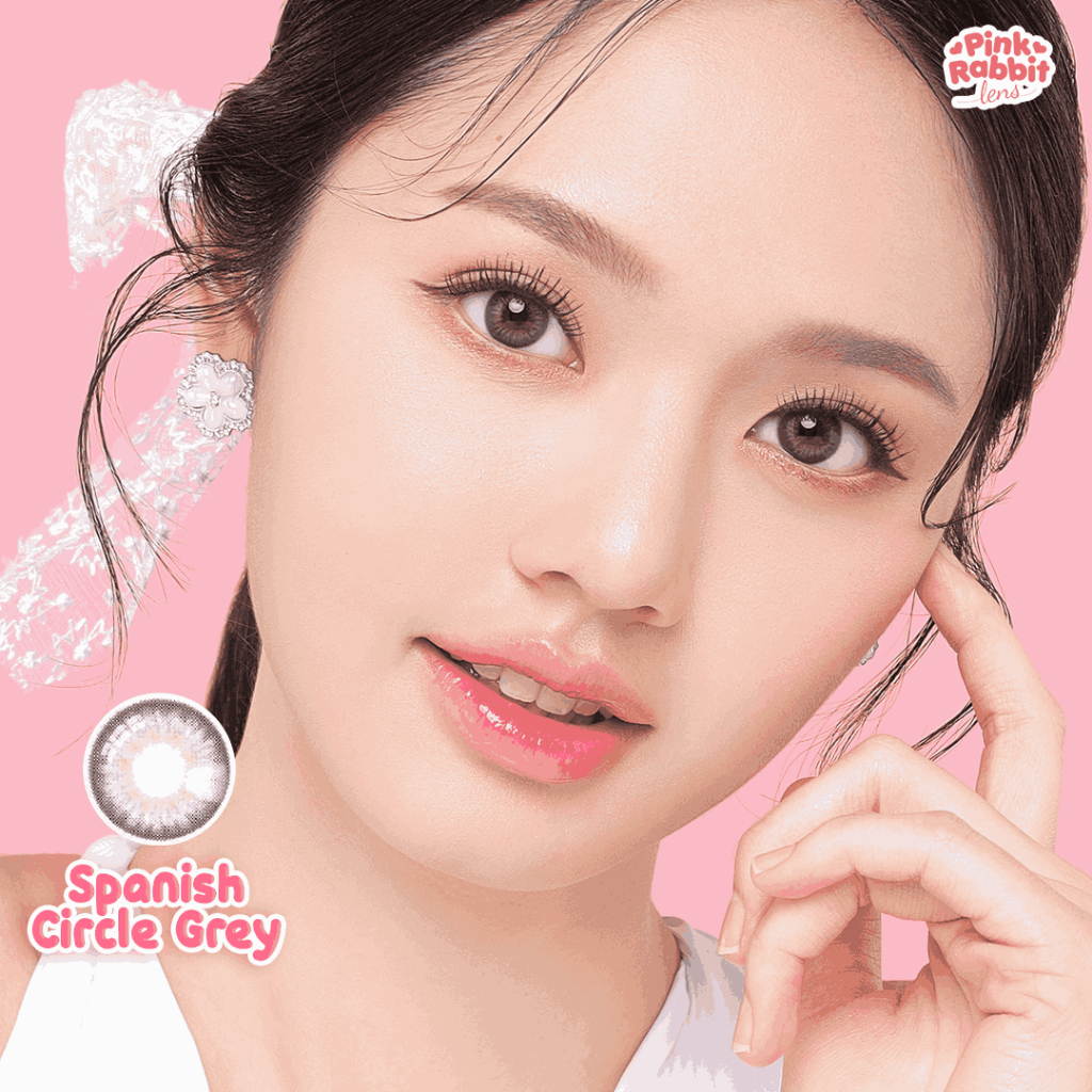 Jual PINKRABBIT SOFTLENS SPANISH CIRCLE GREY - Normal, Minus 0.5 S/D 8. ...