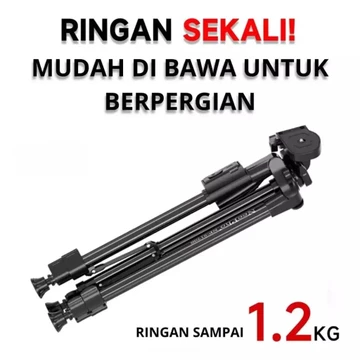 Tripod NP 3170S Bluetooth Tripod Profesioal Multifungsi Photography Smartphone Kamera