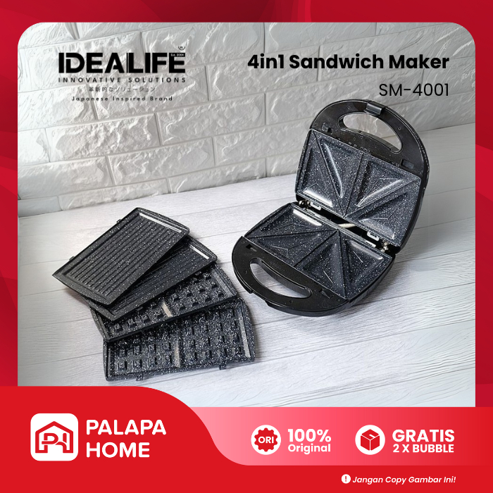 Jual Idealife in Toaster Pemanggang Roti SM-4001 IL-202