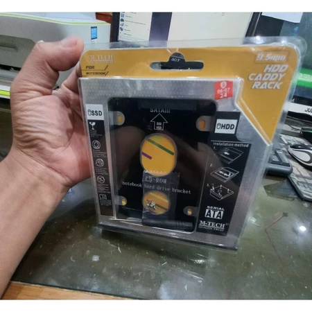 Jual Casing Caddy 12mm SSD 2,5 M Tech HDD / Caddy HDD Rack Casing 12 ...