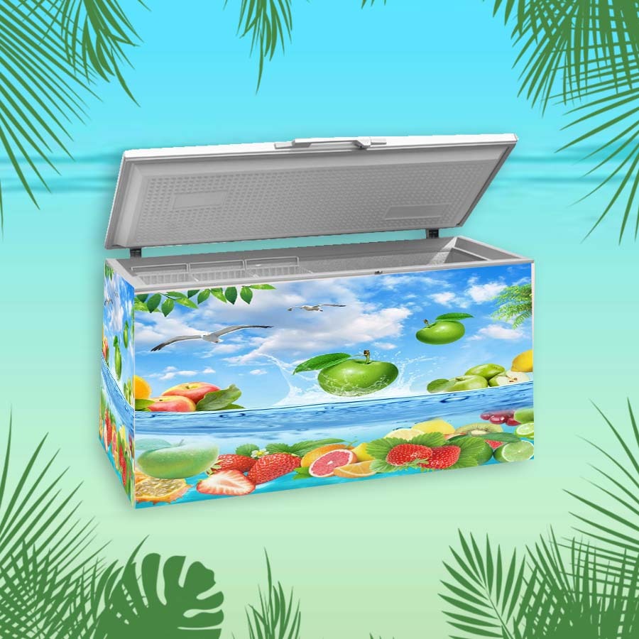 Jual stiker freezer motif buah ( free Request Nama ) | Shopee Indonesia