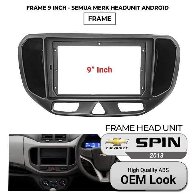 Jual Frame Head Unit 9 Inch Chevrolet Spin | Shopee Indonesia