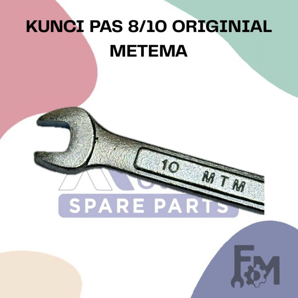 Jual SPANNER / KUNCI PAS 8/10 ORIGINAL METEMA | Shopee Indonesia